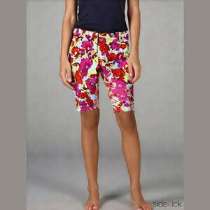 Laura Petites Floral Capri Pants Size 10P